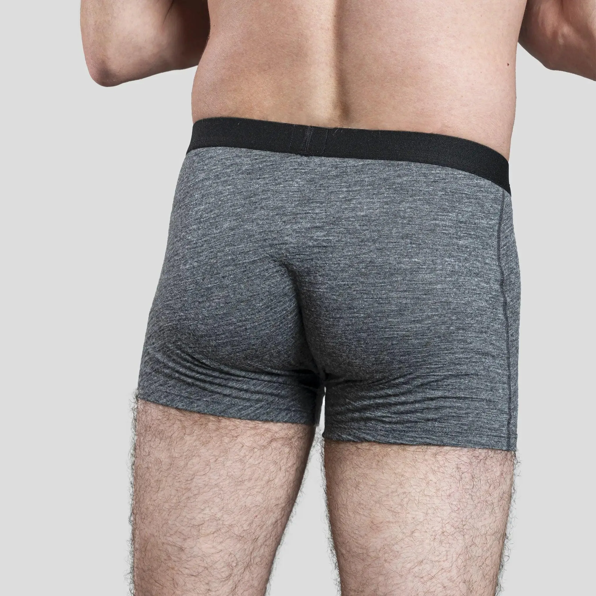 Men's Alpaca Wool Boxer Briefs: 160 Ultralight