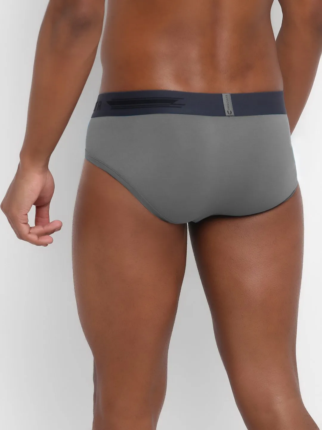 Men's Anti-Bacterial Micro Modal Brief in Contrast Waistband (Pack of 2)