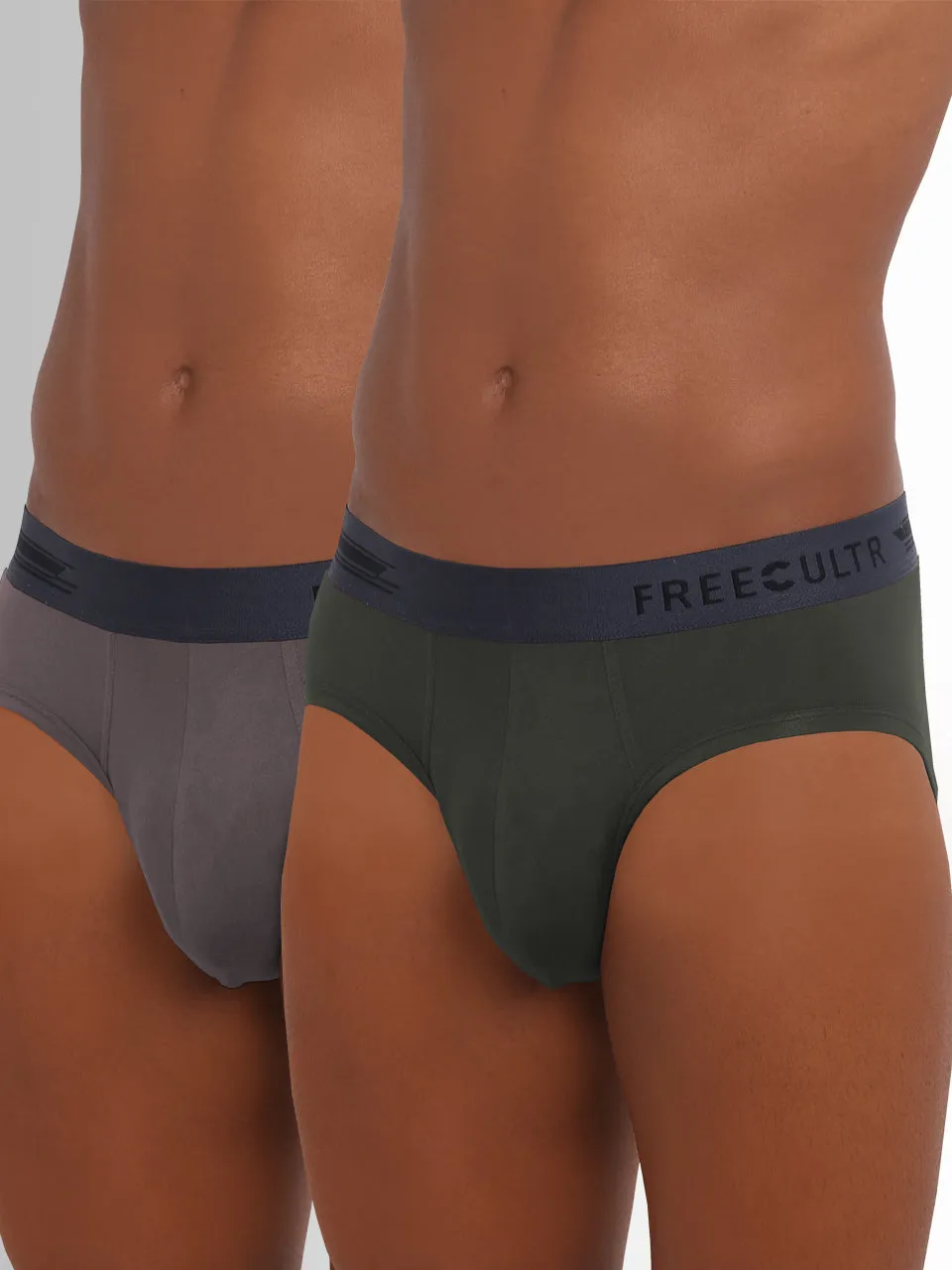 Men's Anti-Bacterial Micro Modal Brief in Contrast Waistband (Pack of 2)