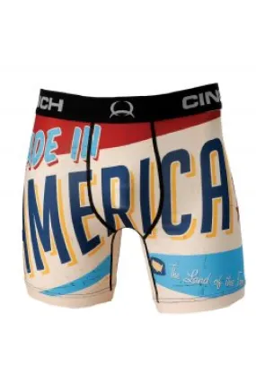 MEN'S Cinch MADE IN AMERICA PRINT 6" BOXER BRIEFS