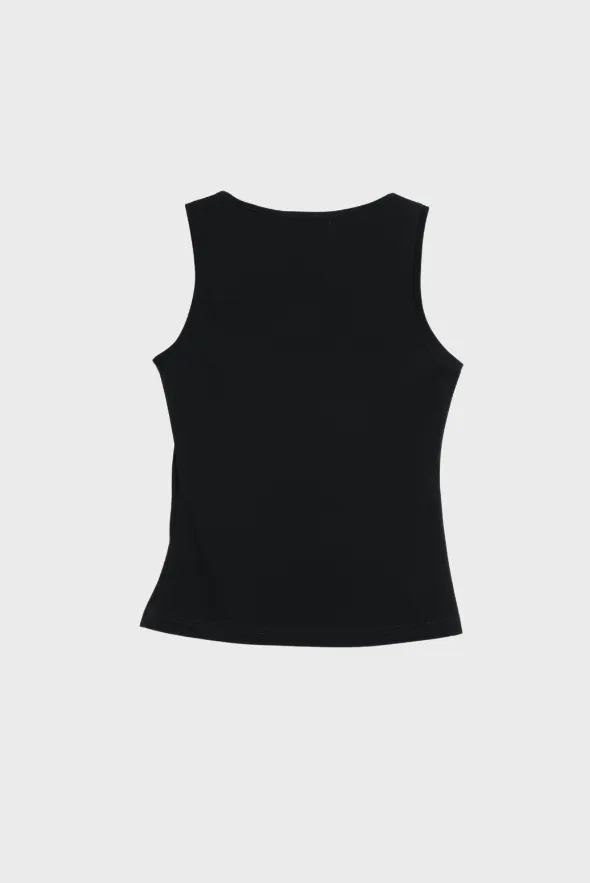 Mercerized Cotton Sleeveless Vest