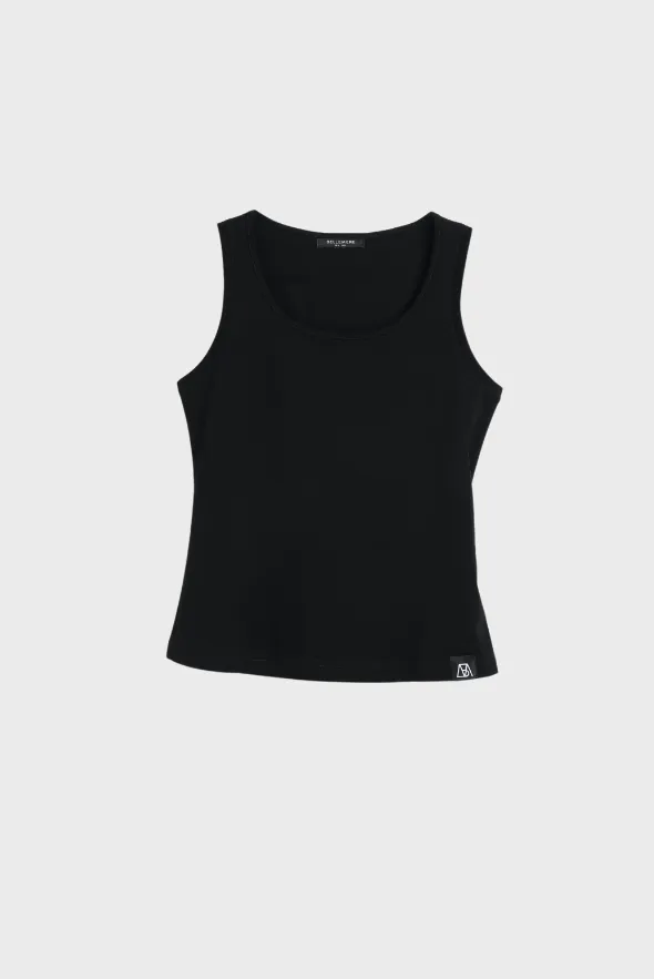 Mercerized Cotton Sleeveless Vest