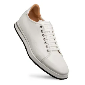 Mezlan Cartuja Sport Oxford White Shiny Calf Sneakers