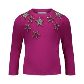 Milly Minis Little Girls Starry Sweater