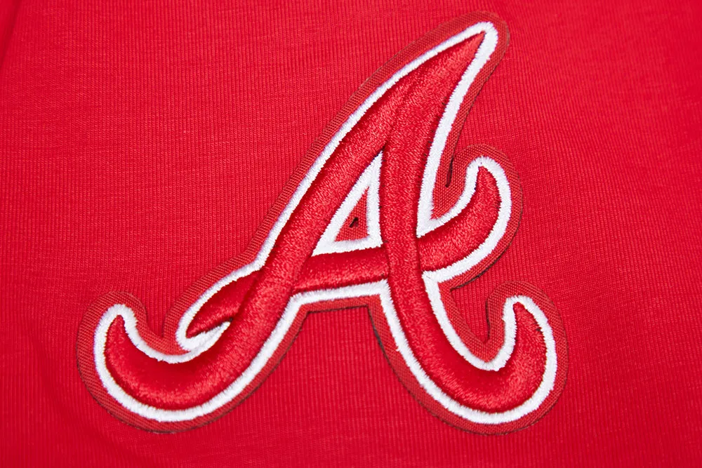 MLB ATLANTA BRAVES CLASSIC WOMEN'S BOXY TEE (RED)