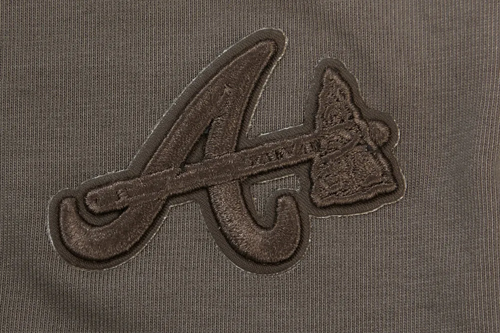 MLB ATLANTA BRAVES NEUTRAL WOMEN'S FITTED RACERBACK (DARK TAUPE)