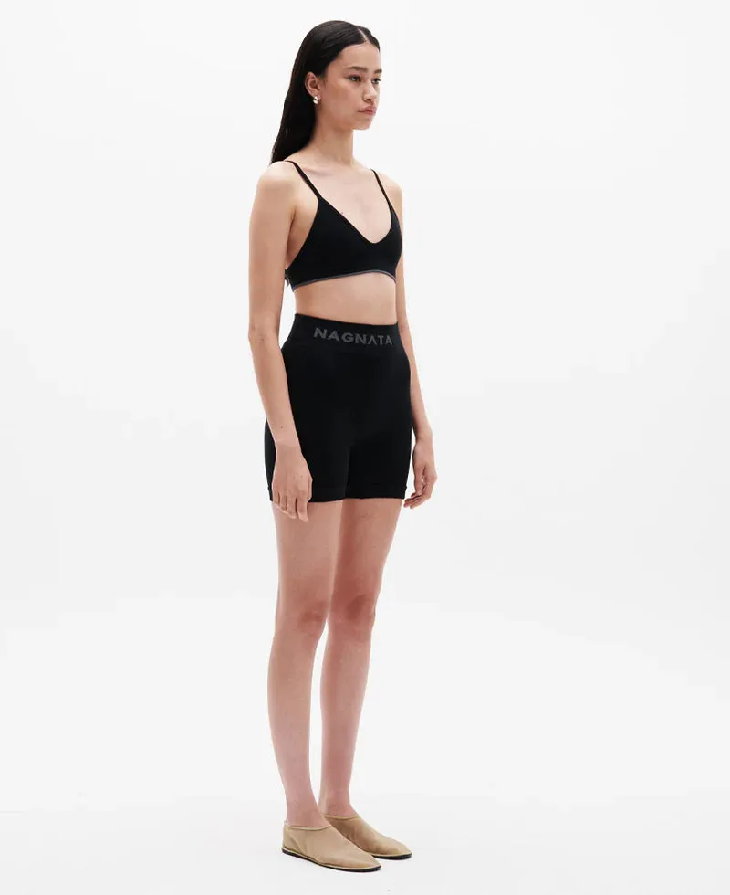 Nagnata Ballet Wool Mini Short - Black