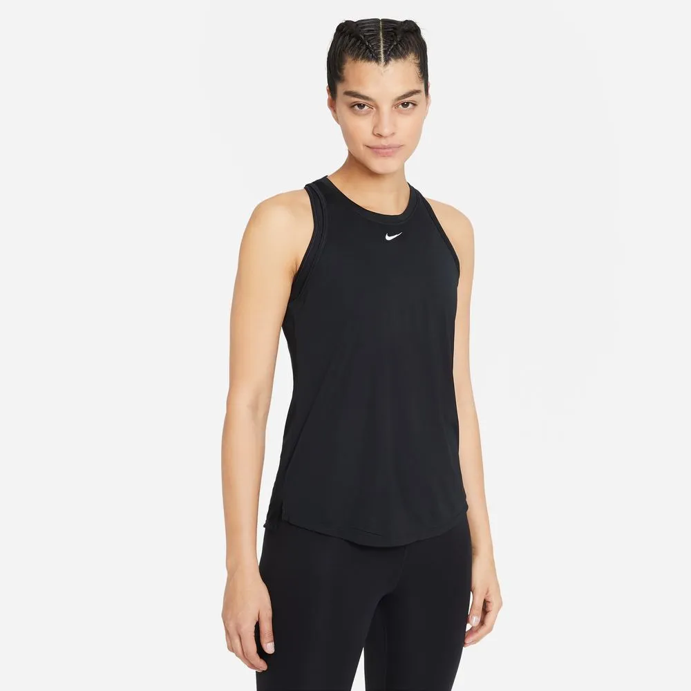 Nike Women's Dri-FIT One Tank Black / White