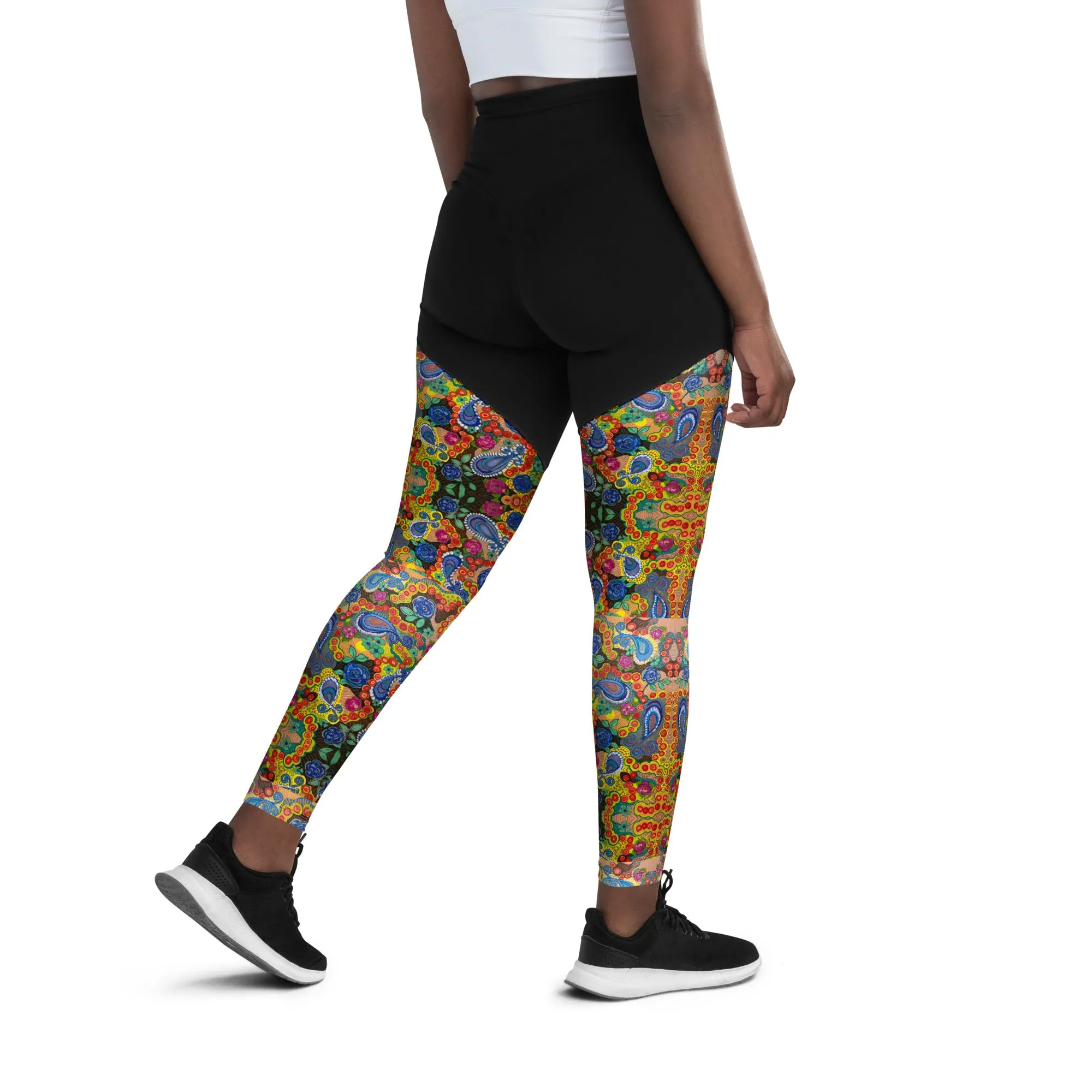 Paisley Bubble brigade Sports Leggings