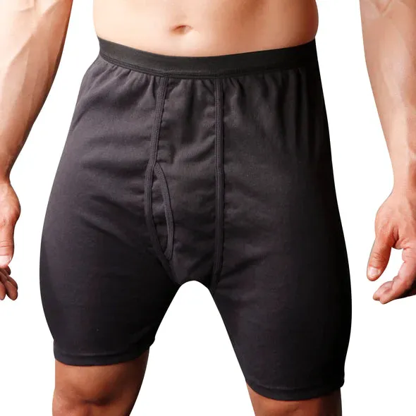 Players Big Men's Color Cotton Mid Length Briefs