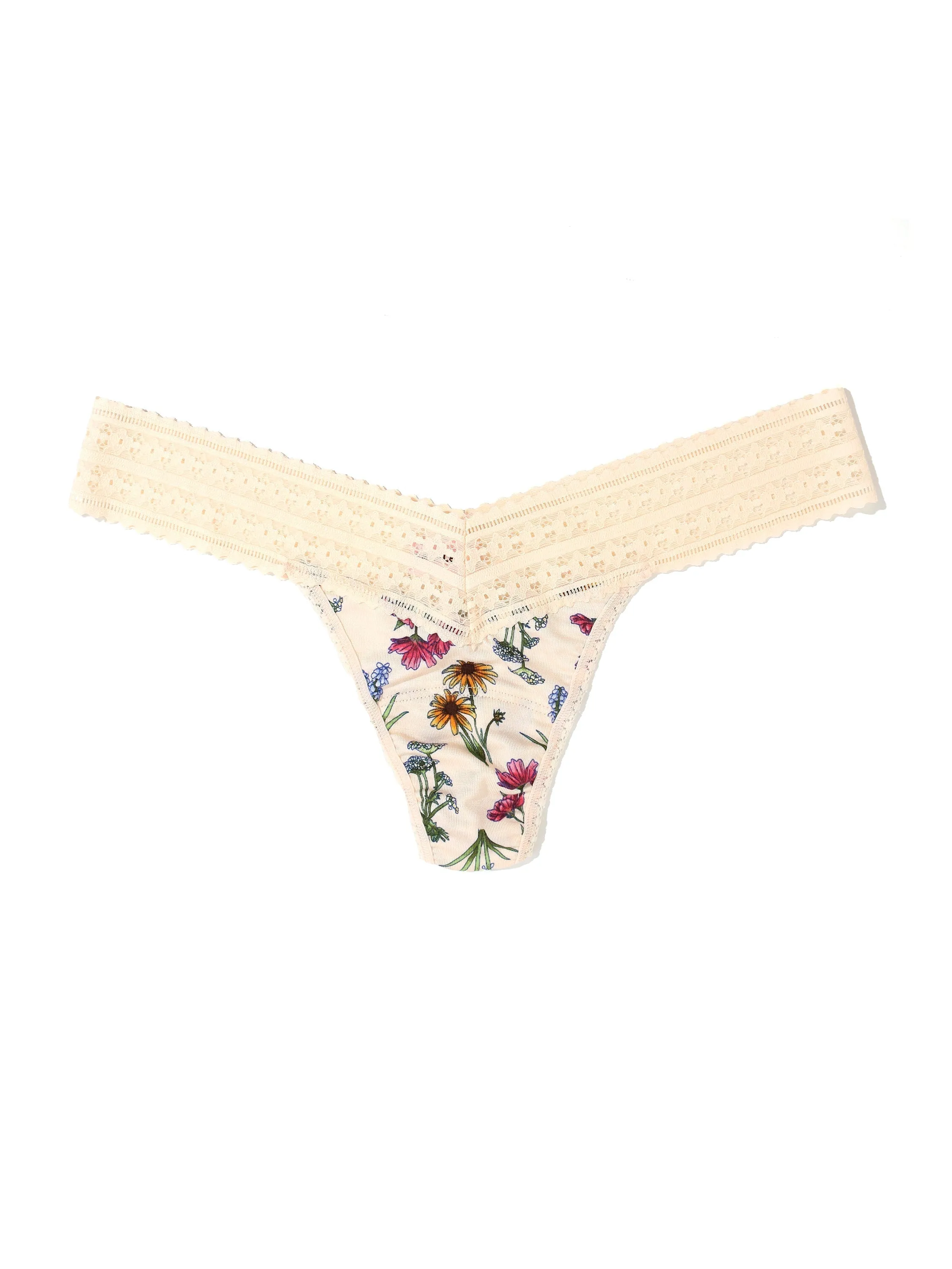 Printed DreamEase® Low Rise Thong Flourish Sale