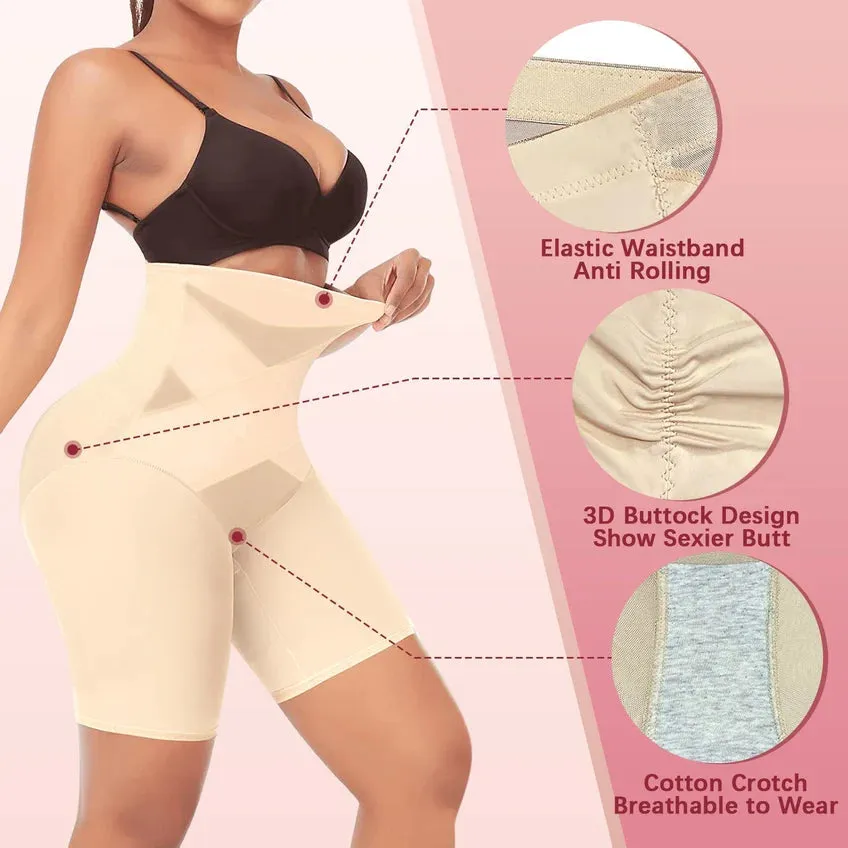 shecurve® Cross Compression Thigh and Waist Shaper