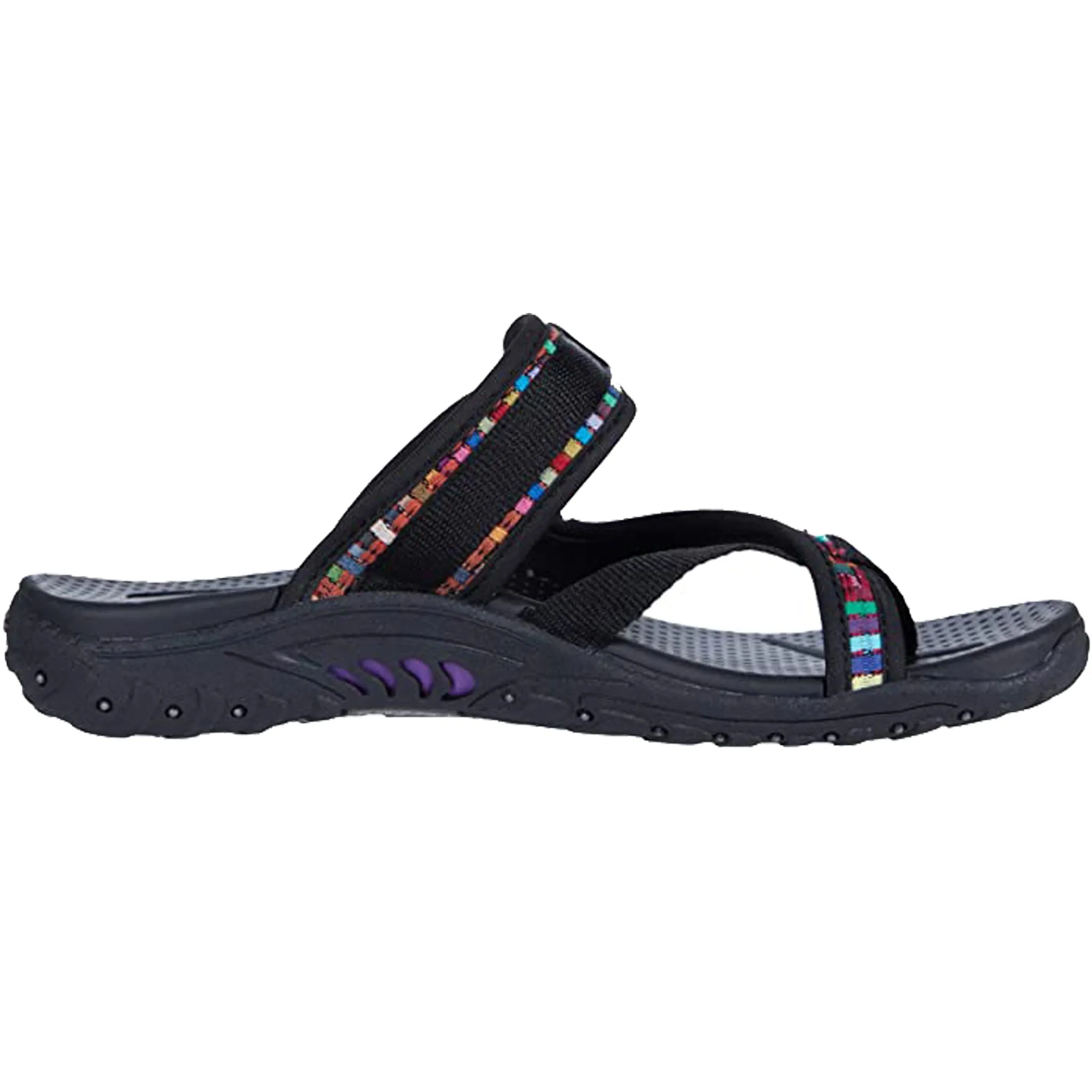 Skechers Women's 41124 Reggae Mad Swag Vegan Adjustable Sandals