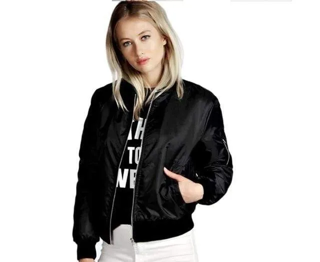 Spring  Basic Jackets Bomber