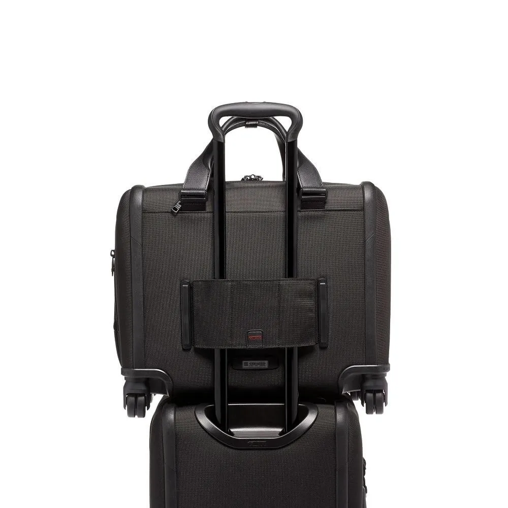 Tumi Alpha 3 Deluxe 4 Wheeled Laptop Case Brief