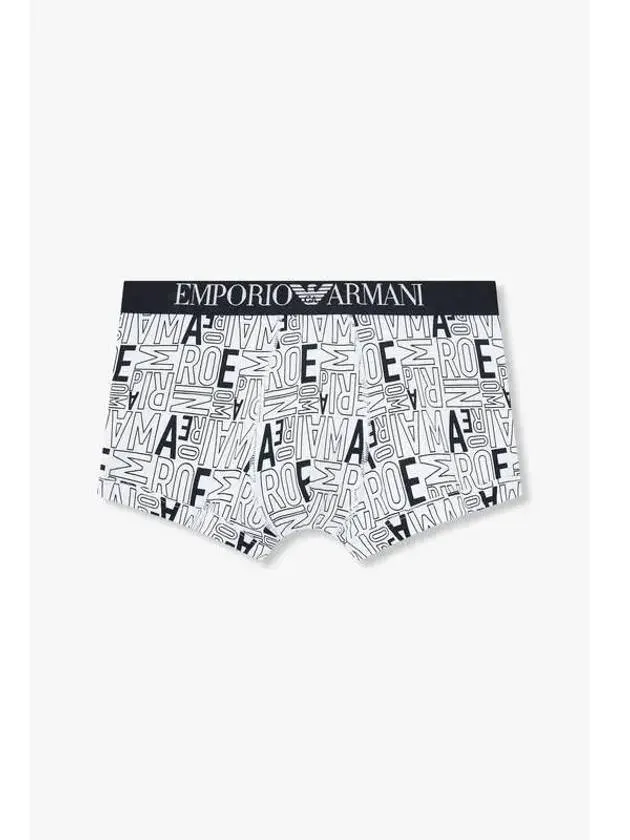 UNDERWEAR Men s Alphabet Logo Pattern Drawn White