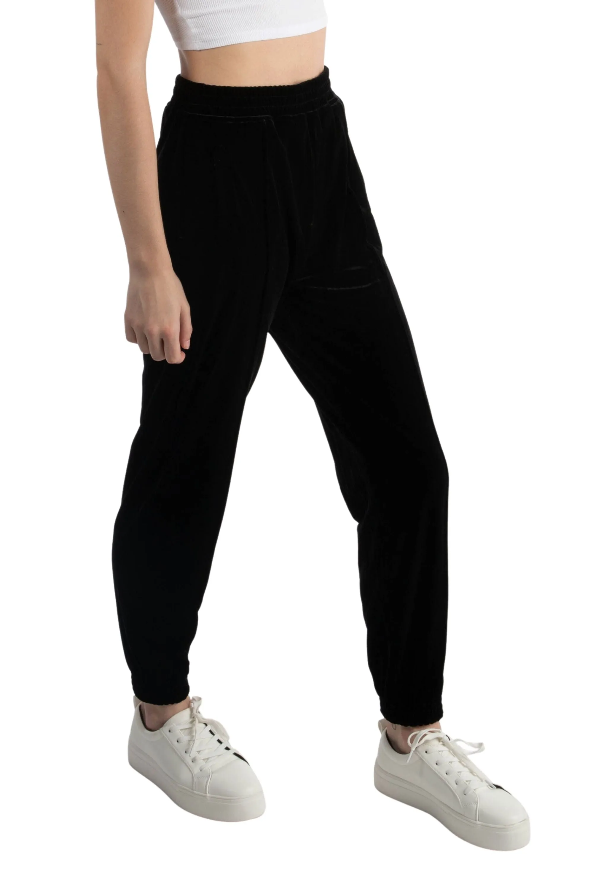 Velvet Jogger Pants