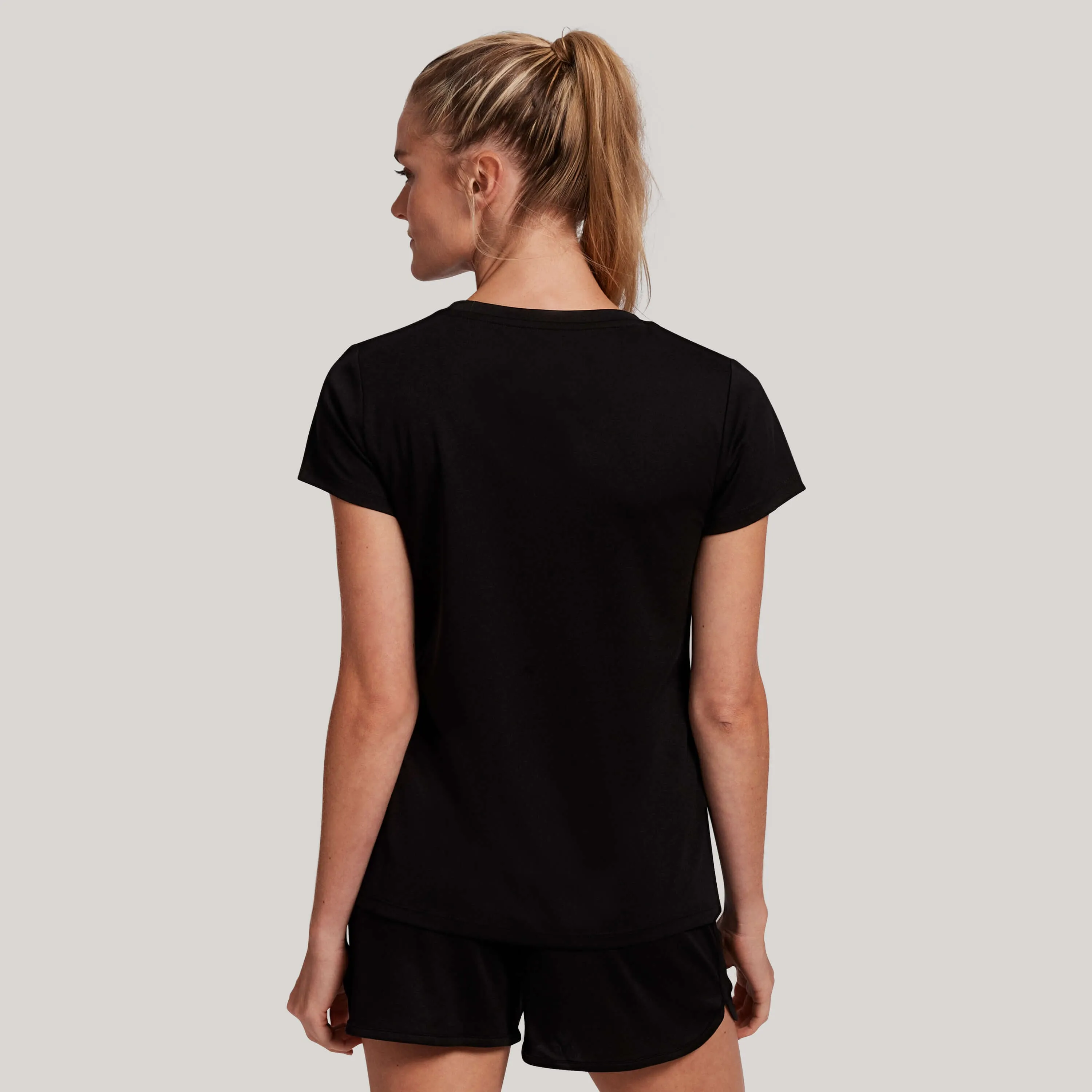 Women's Black Multi-Sport Tee