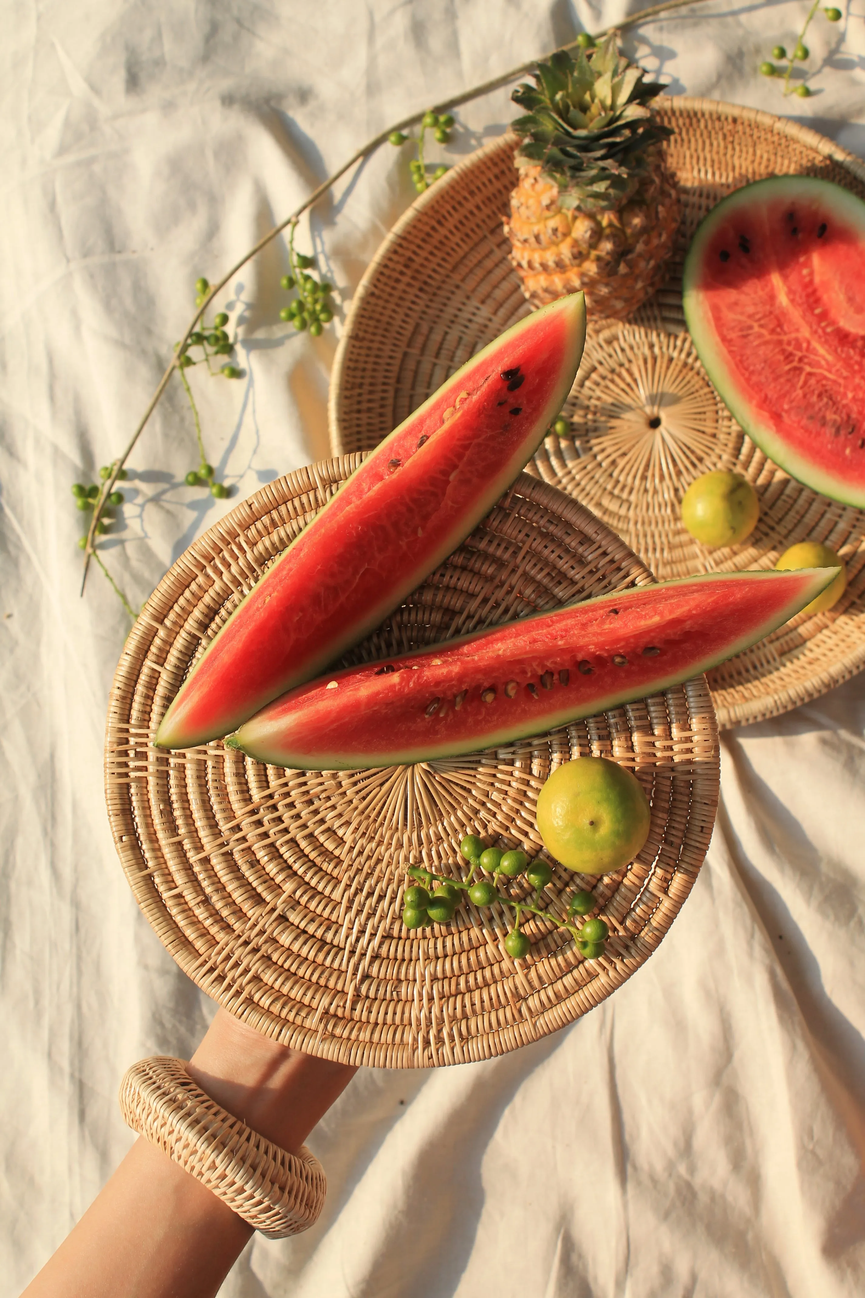 Zarava Rattan Trivet